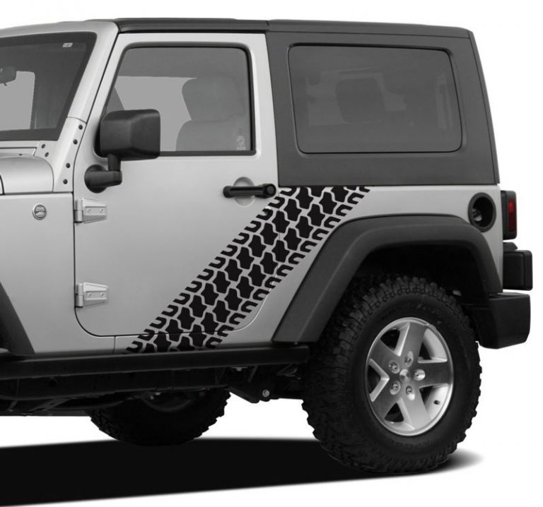 Jeep Tire Track Beanie Black