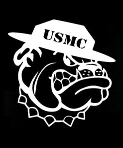 USMC Devil Dog Decal Sticker II