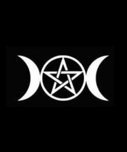 Wiccan Triple Moon Decal Sticker