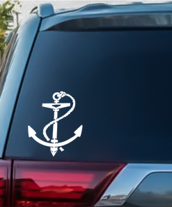 Anchor Boating ii Window Decal Sticker