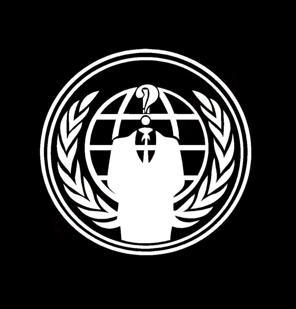 Anonymous Legion decal sticker