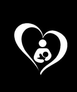 Baby Love Breast feeding Decal Sticker
