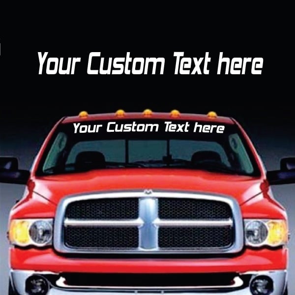 Your Website Banner Personalized Custom Vinyl Decal Truck Car Shop JDM 2500