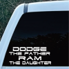 Dodge Decals - Dodge Father Ram Daughter Truck A2 Decal Sticker