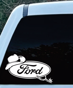 Ford Cowboy Truck - Ford Decal sticker