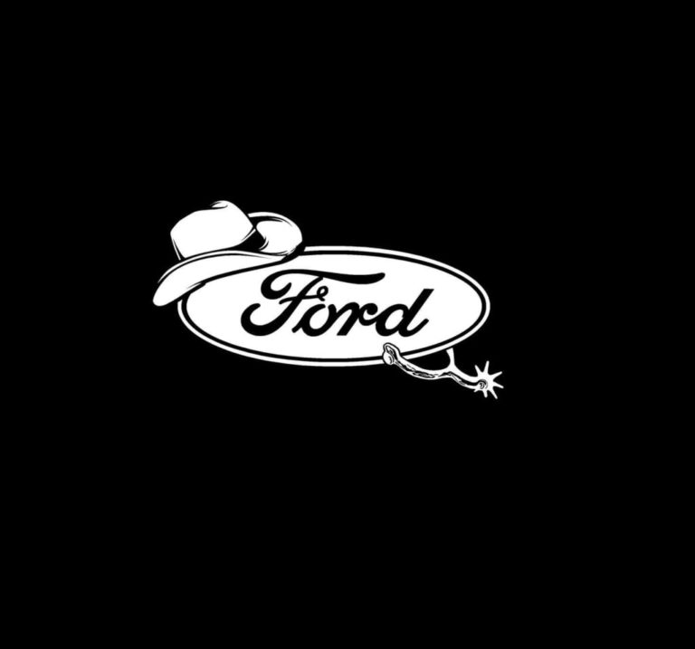 Ford Cowboy Truck – Ford Decal Sticker, Custom Made In the USA