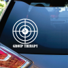 Group Therapy Shooting Decal Sticker