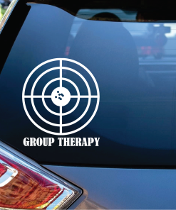 Group Therapy Shooting Decal Sticker