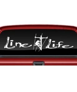 Line Life Lineman Large Decal Sticker