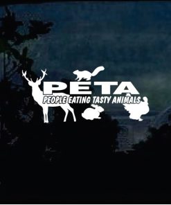 PETA People Eating Tasty Animals Decal Sticker