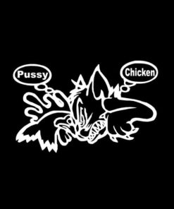 Pussy Chicken Decal Sticker