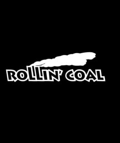Rolling Coal Diesel Truck Decal Sticker A3