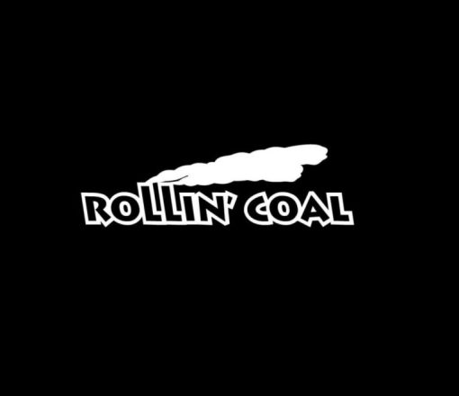 Rolling Coal Diesel Truck Decal Sticker A3