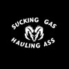 Sucking Gas Hauling Ass Dodge Truck Decal