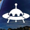 UFO Alien Spaceship decal sticker