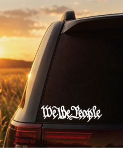 We the People Window Decal Sticker