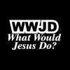 WWJD What Would Jesus Do Decal Sticker