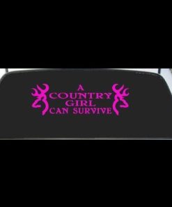 Country Girl Can Survive Rear Window Decal