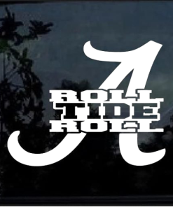 Alabama Crimson Tide Roll Tide Window Decal Sticker