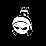 Marvin the Martian Head Window Decal Sticker