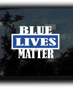 Blue Lives Matter decal sticker