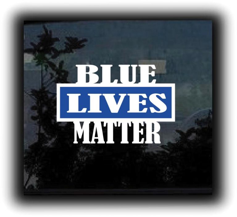 Blue lives Matter Sticker – Decal 2 color