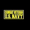 US Navy Combat Veteran Decal Sticker