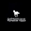 Country Girl Horse Window decal Sticker