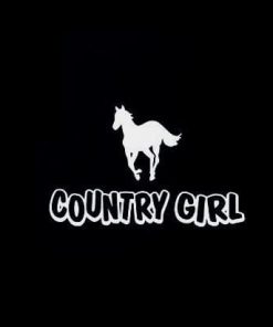 Country Girl horse decal sticker