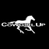 Cowgirl Up with running horse decal