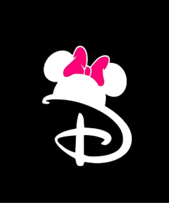 Disney Minnie Mouse with bow - Cartoon Decal Sticker