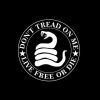 Dont tread on me live free Gadsden Decal Sticker
