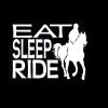 Eat Sleep Ride Horse Decal Sticker