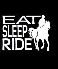 Eat Sleep Ride Horse Decal Sticker