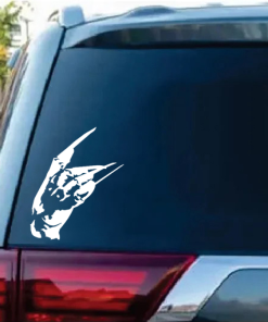 Freddy krueger hand horror window decal Sticker