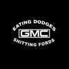 GMC eating dodges shitting fords Decal Sticker