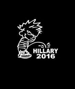 Piss on Hillary Clinton Decal Sticker a2