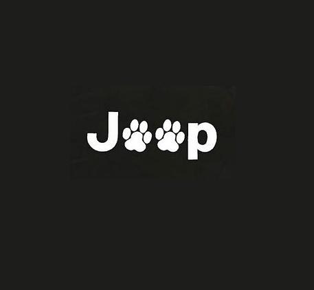 Jeep Dog Paw Decal Sticker