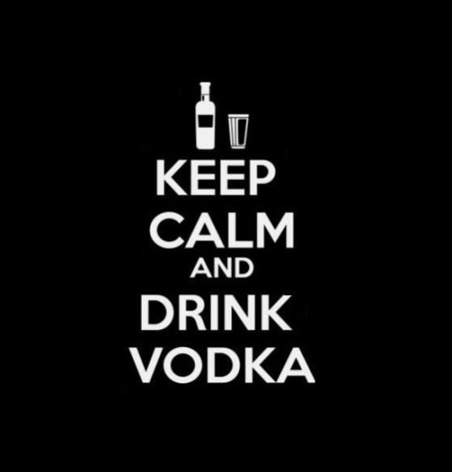 Keep Calm and drink Vodka Decal Sticker