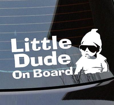 Hangover Little Dude Baby On Board Sign