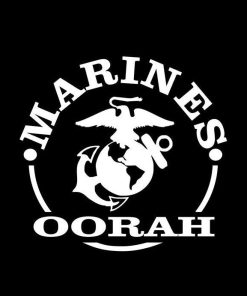 Marines oorah Decal Sticker