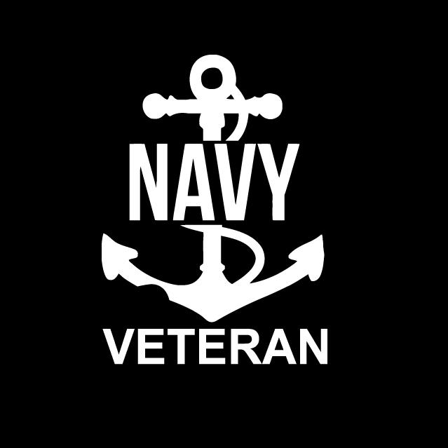 US Navy Veteran Decal Sticker