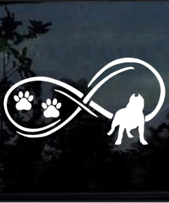Pit life Pit bull Love Infinity Symbol Window Decal Sticker
