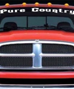 Pure Country Windshield Decal