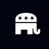 Republican elephant decal sticker