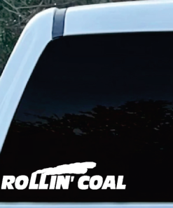 Rolling Coal DieselA4 Decal Sticker