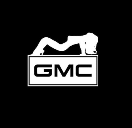 GMC Sexy Mudflap Girl Decal Sticker