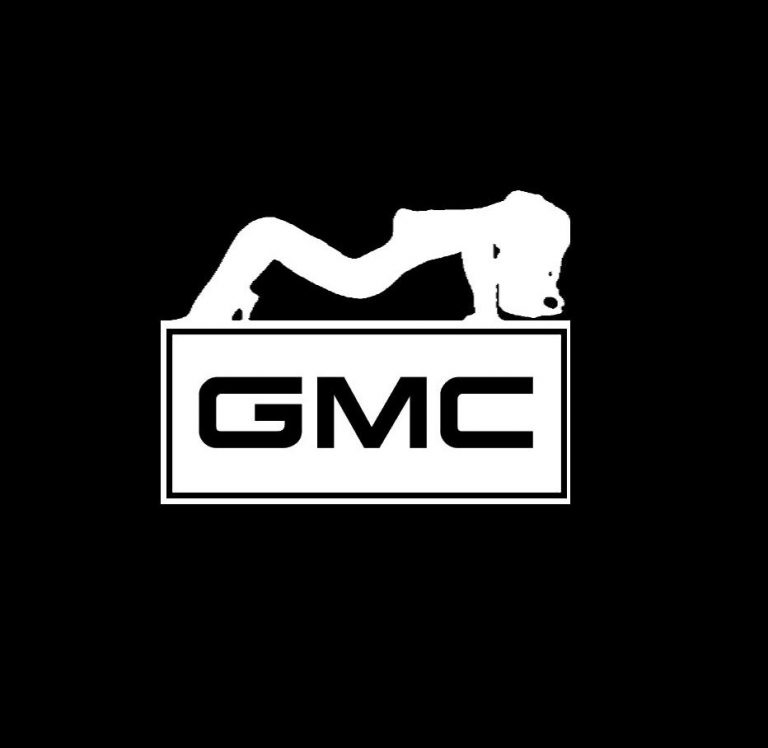 Gmc Sexy Mudflap Girl Truck Decal Sticker Custom Made In The Usa