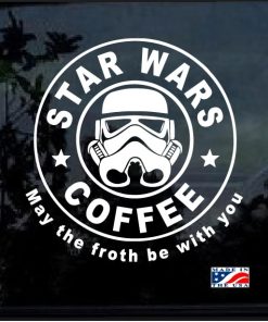 star wars coffee decal sticker