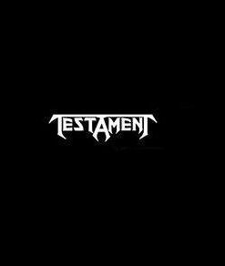 Testament Band Decal Sticker